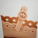 Larroude Blair Broderie Ballet Flat In Tan Leather Size 9.5 Photo 2