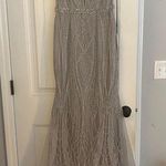 Clarisse Gun Metal Gray Prom Dress Photo 1