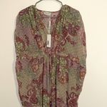 Petal and Pup Denim forum Cyril print maxi coverup paisley dress Iris oasis S Pink Photo 4