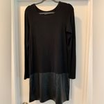 Bailey 44 Revolve Faux Leather Bottom Double Knit Dress Size Large Photo 1