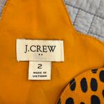 J.CREW Leopard scalloped cami top SIZE 2 Gold Photo 1