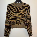 Proenza Schouler Tiger Stripes Knit Cropped Cut Sweater Photo 1