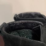 L.L.Bean  Ankle Boots Hook Loop Straps Women 10 M Black Leather Winter Shoes Photo 2