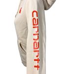 Carhartt  Relaxed Fit Women’s Cream Hoodie Size XS Photo 3