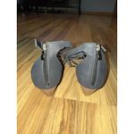 Catherine Malandrino  Romy Black Wedge Thong Sandal Size‎ 10 Photo 4