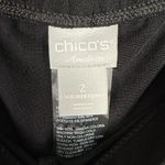 Chico's Travelers Crop Black Flowy Button Pants Size 2 US 12/14 Photo 5