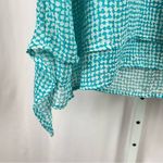 Fever Medium Double Layer Sleeveless Blouse Tank Top Flowy Vacation Summer Light Green Photo 2