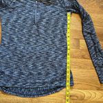 Athleta Women’s XXS Heathered Gray Long Sleeve Mock Neck Zip Athletic Top Photo 2