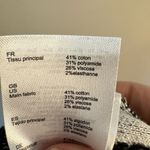 Maje  Jaquard Knit Pleated Black and‎ White Patterned Mini Skirt Sz 3 (L) Photo 4