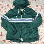 Green Windbreaker Jacket Size M Photo 0