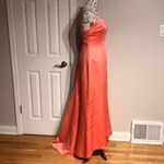 Alfred Angelo Colorful Coquette Formal Evening Prom High Low Satin Bead Evening Colorful Formal Vintage y2k mermaid embellished Orange π Photo 1