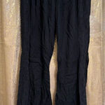 O'Neill O’Neill Black Crochet Side Flowy Black Beach Pants Large Photo 0