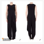 Joseph Ribkoff  Black Wide Leg Sleeveless Jumpsuit 191052 Photo 1