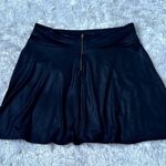 Forever 21  Small Liquid Leather Black Skater Mini Skirt 2014 Tumblr Photo 1