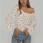 Realisation Par 💕💕 Luna Dress ~ White Strawberry Print Small S NWT Photo 7