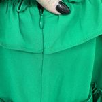 Lovers + Friends  Women's Brexley Ruffle Viridian Green Midi Dress, Size M, NWT Photo 9