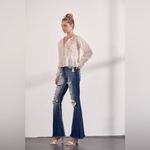 KanCan OLIVIA HIGH RISE SUPER FLARE JEANS Blue Size 32 Photo 1