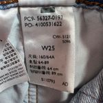 Levi's Levi’s 501 Sz 25 Shorts Cut Off Jean Button Front Mid Rise Distress Boho Grange Photo 10