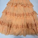 Tularosa  Julian Dress in Cantaloupe Orange XS Photo 9