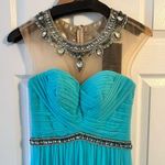 Sherri Hill NWT Teal  Gown Size 2 Photo 1