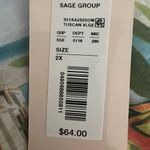 Allison Daley Womens Embellished Colorful Shirt Top Tuscan Village New 2X Blue Photo 11