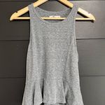 Hollister  Gray Flowy Babydoll Tank Top Women’s Sz M EUC Photo 0