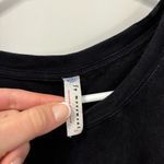 Free People Movement Ruffle Tank Top Black Photo 4