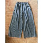 Hunter & Brooks Wide Leg Pants Tencel Blue High Rise Palazzo Trouser Size M Size M Photo 7