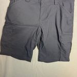 Duluth Trading Co Dry On The Fly 10" Shorts Women Size 10 Hiking Casual Ink Gray Photo 4