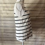 Madewell  Black and White Striped Tank Top Photo 2