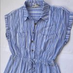 Pink republic Blue and White Striped Mini Dress Small Photo 11