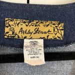 Ashley Stewart Ashley Stewart Chambray Glitter Evening Jacket Dark Blue Long Sleeve Light Coat Photo 4