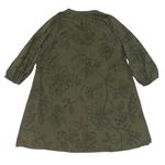 ZARA Khaki Green Cutwork Embroidery Tiered Mini Dress Size XL Bloggers Fave Photo 1