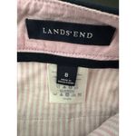 Lands' End  Navy Blue Chino Pants Front Pleat Dress Pants Office Uniform Women 8 Photo 5