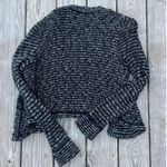 Loft | size large open sweater | tweed black and white cardigan Photo 1