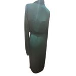 A New Day  Green Long Sleeve Tie Waist Robe Cardigan Kimono M L Photo 4