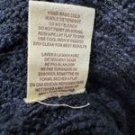 Free People Navy Knit 3/4 Sleeve Sweater Dress Size M Photo 5