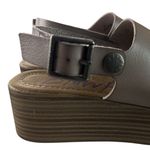 blowfish  Malibu Leather Strap Tan Platforms Size 6 EUC #CL-108 Photo 2