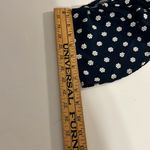 Abercrombie & Fitch Size Large Navy With cream print short sleeve romper Photo 6