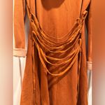 Source Unknown Orange Zip Up Hoodie Cardigan 100% Cotton Size Small Photo 8