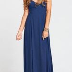 Show Me Your Mumu Godshaw Goddess Gown Crisp Navy Blue NWOT Small *Short Lining Photo 0