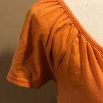 Michael Stars  Orange V Neck Short-Sleeve Shirt Photo 2