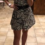 Theory women’s floral printed everyday V-neck shift dress size P Photo 8