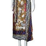 NWT Kariza Magic Wrap Skirt Convertible Dress One Size Boho Metallic Maximalist Gold Photo 7