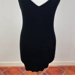 ALC Frank A.L.C. Aviana Layer-Effect Stretch Ribbed Knit Mini Dress Black Photo 3