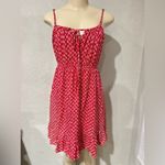 Lulus Lulu’s Grecian Getaway Red and White Print Mini Dress size large Photo 8
