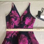 AQUA Women’s Floral Brocade V-Neck Strappy Dress with undercoat Sz. 0/XS NWT Photo 8