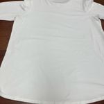 J.Jill basic white long sleeve cotton and spandex tshirt size L Photo 0