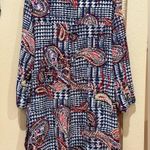 Fig and Flower button down tunic Black Size 3X Photo 1