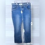 COPPER FLASH Women’s Paisley Embellished Embroidered Curvy Bootcut Jeans Blue Size 12 Photo 7